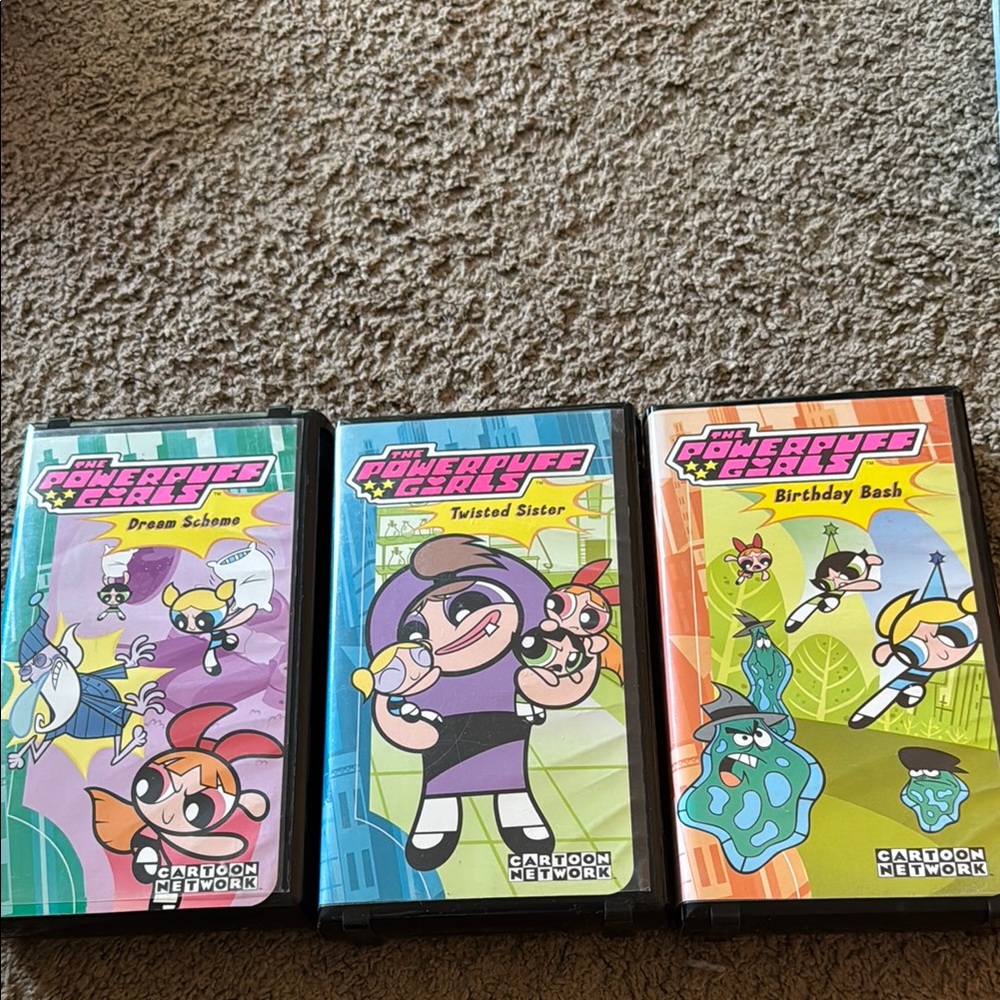 Powerpuff girls VHS set